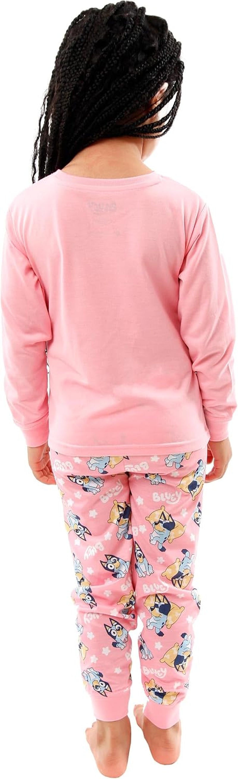 Pyjamas | Night Night Long Sleeve Girls Pyjamas | Girls' Pyjama Sets | Pink | 4-5 Years