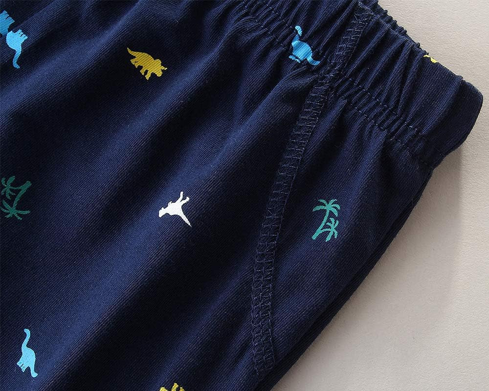 Little Boys' Cotton Clothing Sets, Short Sleeve T-Shirt and Shorts