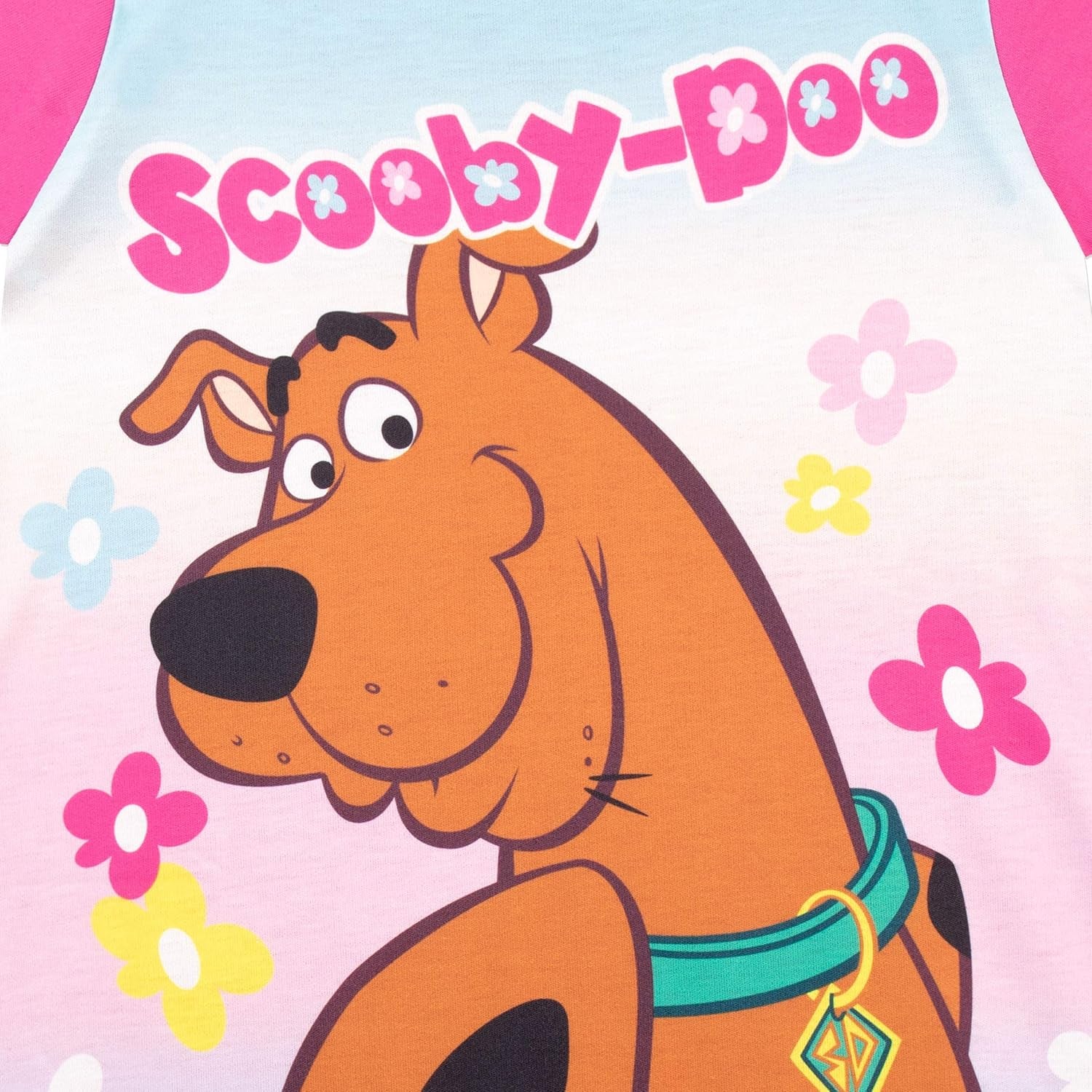 Scooby Doo Girls Nightdress | Floral Nightie | Short Sleeve Girls’ Nighties | Ages 2 to 10 Years