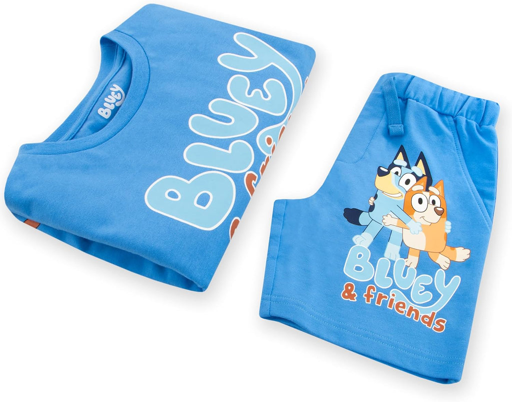 Outfit | Bingo Boys Shorts and and T Shirt | Boys' Outfits & Clothing Sets | Soft Cotton Boys Summer Clothes | Ages 18 Months to 8 Years