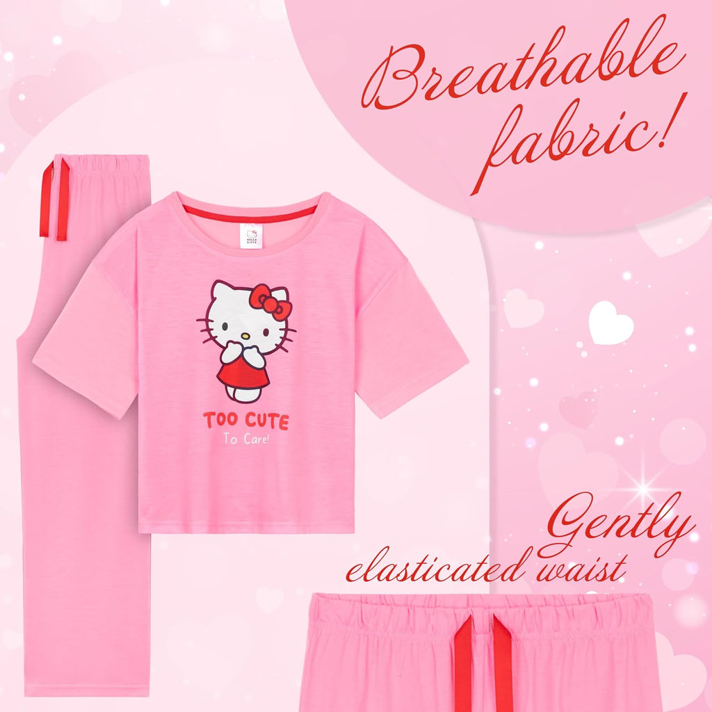 Girls Pyjamas Set, Soft Comfortable Loungewear - Gifts for Girls