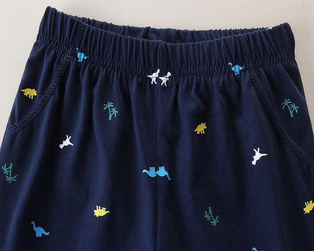 Little Boys' Cotton Clothing Sets, Short Sleeve T-Shirt and Shorts