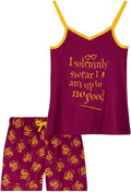 Girls Short Pyjama Set, 2 Piece Breathable Lounge Wear